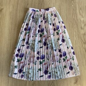 Summer Floral Print Maxi skirt size medium